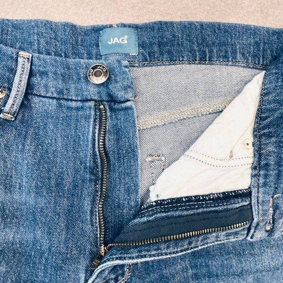JAG Rachel Jeans Size 12/27 Medium Wash High Rise Loose Leg Slim Fit Denim - Picture 9 of 12